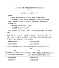 2025届陕青宁晋四省区高三下学期新高考质量检测历史试题（含解析）