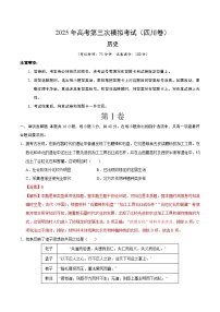 2025年高考第三次模拟考试卷：历史（四川卷）（解析版）