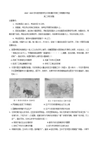 安徽省芜湖市安徽师范大学附属中学2024-2025学年高二下学期期中考试历史试题