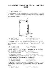 2025届吉林省通化市梅河口市第五中学高三下学期二模历史试题（解析版）