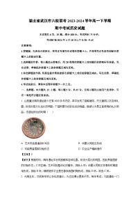 湖北省武汉市六校联考2023-2024学年高一下学期期中考试历史试卷（解析版）