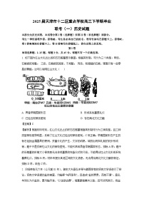 2025届天津市十二区重点学校高三下学期毕业联考（一）历史试题（解析版）