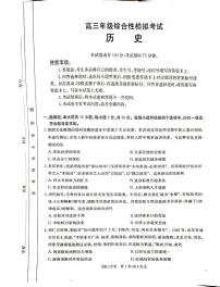 2025届湖南省郴州市高三下学期模拟预测历史试题（高考模拟）