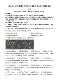 2025届河北省唐山市高三下学期第二次模拟演练历史试题（原卷版+解析版）（高考模拟）
