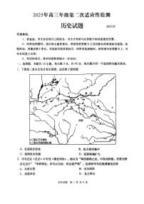 2025届山东省青岛市、淄博市高三二模第二次适应性检测 历史试题及答案