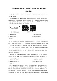 2025届山东省名校大联考高三下学期4月联合检测历史试卷（解析版）
