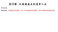 高中历史人教统编版(必修)中外历史纲要(上)从明朝建立到清军入关授课ppt课件