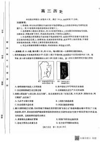 广东省部分高中学校2024-2025学年高三上学期11月期中考试 历史试题（含答案）
