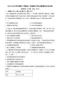 内蒙古自治区巴彦淖尔市第一中学2024-2025学年高二下学期期中考试历史试题（原卷版+解析版）