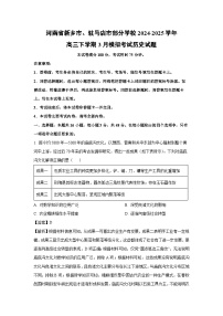 河南省新乡市、驻马店市部分学校2024-2025学年高三下学期3月模拟考试历史试题（解析版）