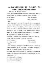 2025届甘肃省陇南育才学校、扬名中学、实验中学、两水中学高三下学期第三次模拟预测历史试题（解析版）