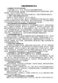 高中历史2025届高考中国史易错易混知识点（共39个）