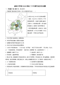 四川省内江市威远中学校2024-2025学年高二下学期期中考试历史试题（原卷版+解析版）