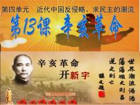 高中历史人教版 (新课标)必修1 政治史辛亥革命课前预习ppt课件