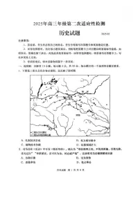 2025届山东省青岛市高三二模考试 历史试卷（含答案）