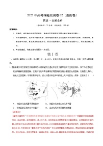 2025年高考押题预测卷：历史（湖南卷02）（全析全解）