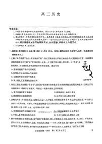 2025年九师联盟高三下学期5月历史试题及答案