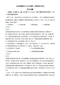 四川省德阳市2025届高三下学期二模历史试卷（Word版附解析）