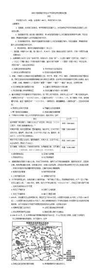 2025届甘肃省定西市陇西县第一中学高三下学期模拟预测历史试题（含解析）