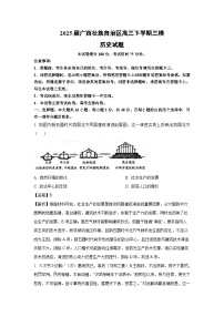 2025届广西壮族自治区高三下学期三模历史试题（解析版）