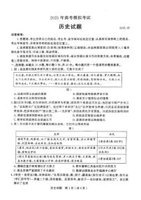 山东省济宁市2025届高三三模 历史试题及答案