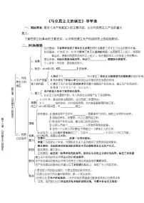 人教版 (新课标)必修1 政治史马克思主义的诞生同步训练题