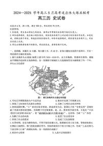 2025年上进联考高考模拟历史试题及答案