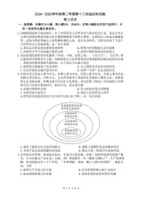 西北工业大学附属中学2025届高三下学期第十三次模拟考试 历史 PDF版含解析