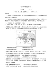 2025届山东省平度市高三下学期模拟检测（三）历史试题（含答案）