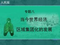 高中历史人民版必修2当今世界经济区域集团化的发展多媒体教学ppt课件