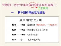 高中历史人民版必修1一：新中国初期的政治建设课文课件ppt