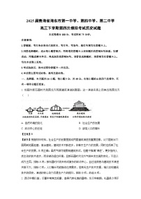 2025届青海省海东市第一中学、第四中学、第二中学高三下学期第四次模拟考试历史试卷（解析版）