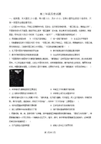 湖北省武汉市问津联盟2024-2025学年高二下学期5月月考历史试题（Word版附解析）