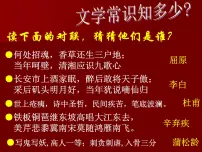 高中历史人民版必修3中国古典文学的时代特色说课ppt课件