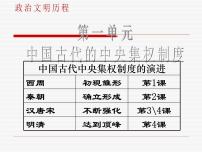高中历史岳麓版必修1 政治文明历程大一统与秦朝中央集权制度的确立教案配套ppt课件