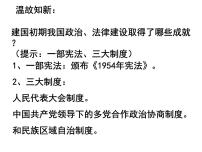 高中岳麓版社会主义政治建设的曲折发展教学演示课件ppt