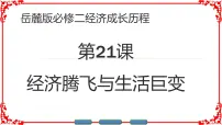 岳麓版必修2 经济成长历程经济腾飞与生活巨变背景图ppt课件
