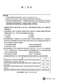 河南省九师联盟2024-2025学年高二下学期6月联考历史试卷