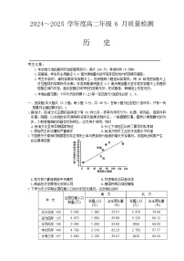 河北省保定市六校联考2024-2025学年高二下学期6月期末历史试卷