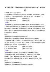 河北省保定市NT20名校联合体2024-2025学年高一（下）期中历史试卷-教师用卷
