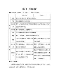 高中历史岳麓版选修2 近代社会的民主思想与实践为君权辩护学案设计