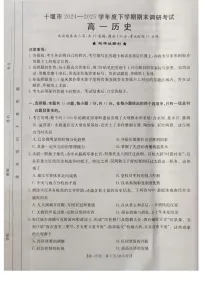 湖北省十堰市2024-2025学年高一下学期期末考试历史试卷