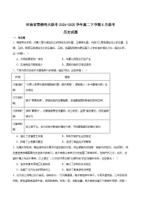 河南省青桐鸣2024-2025学年高二下学期6月大联考历史试题（Word版附答案）