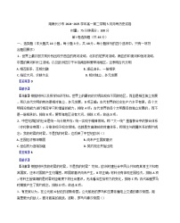 湖南省长沙市2024-2025学年高一下学期5月月考历史试题（解析版）
