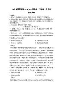 【历史】山东省百师联盟2024-2025学年高二下学期5月月考试题(解析版)