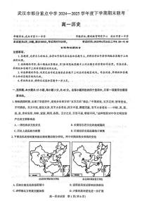 武汉市部分重点中学（六校联考）2024-2025学年度高一下学期期末联考 历史试题（含答案）