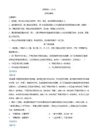 湖北省2024_2025学年高一历史上学期期中试题含解析
