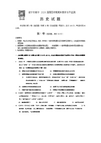 四川省遂宁市2024-2025学年高二下学期期末考试历史试卷（Word版附答案）