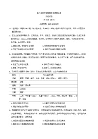 甘肃省白银市实验中学2024-2025学年高二下学期期末模拟考试历史试题（解析版）