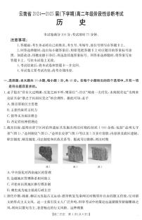 云南省2024-2025学年高二下学期阶段性诊断考试 历史 PDF版含解析
